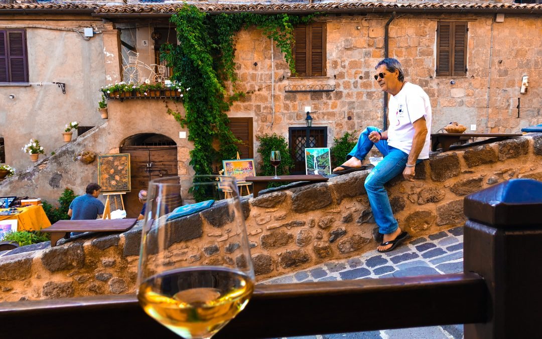 Wijn wandeldag Italie