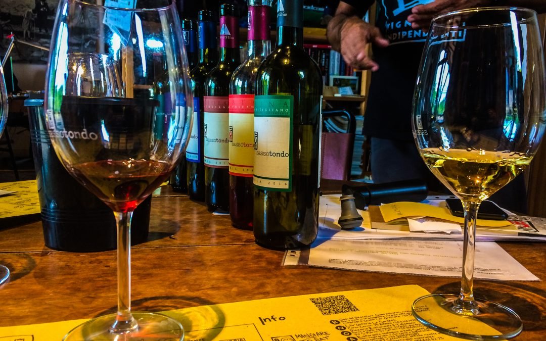 Wijn wandeldag Italie