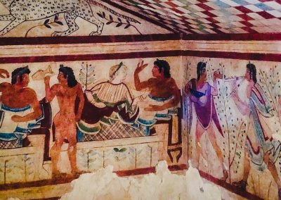 graf versiering - Etruscans cultural holiday in Italy.