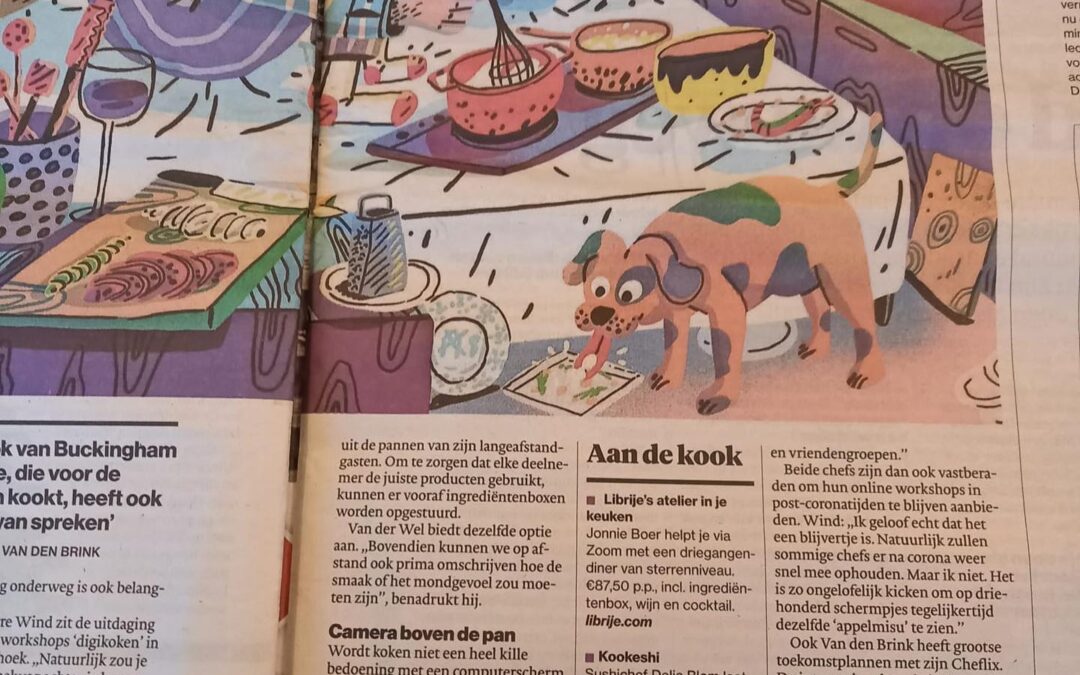De Stentor “‘Laat maar dicht dat kookboek”