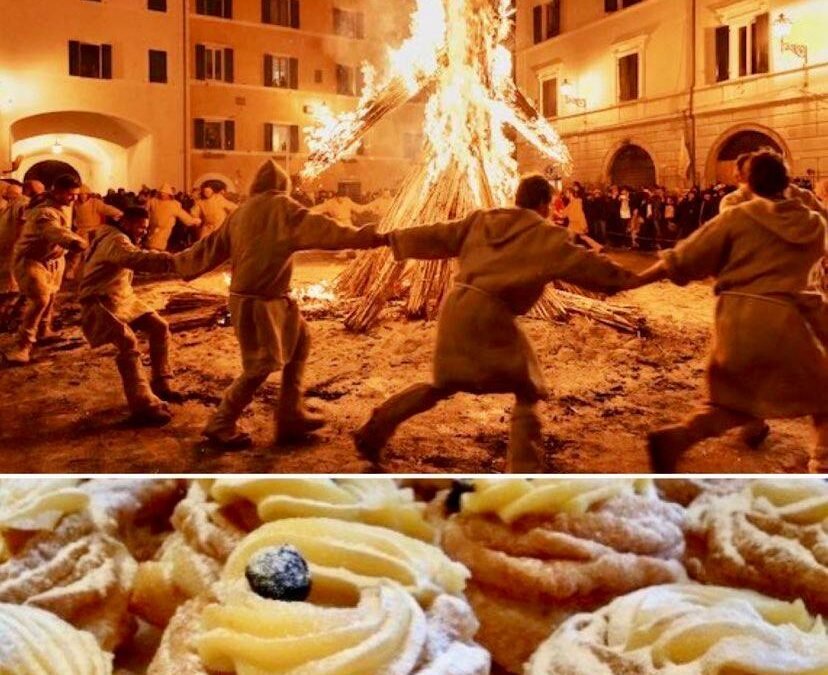 19 maart la festa del papa en la torciata di San Guiseppe in Pitigliano