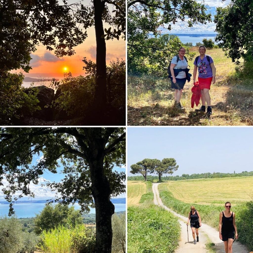 Agenda overzicht aanbod Volg de Rode Schoentjes Italië 18 Wandelretraite rondje Bolsena-meer