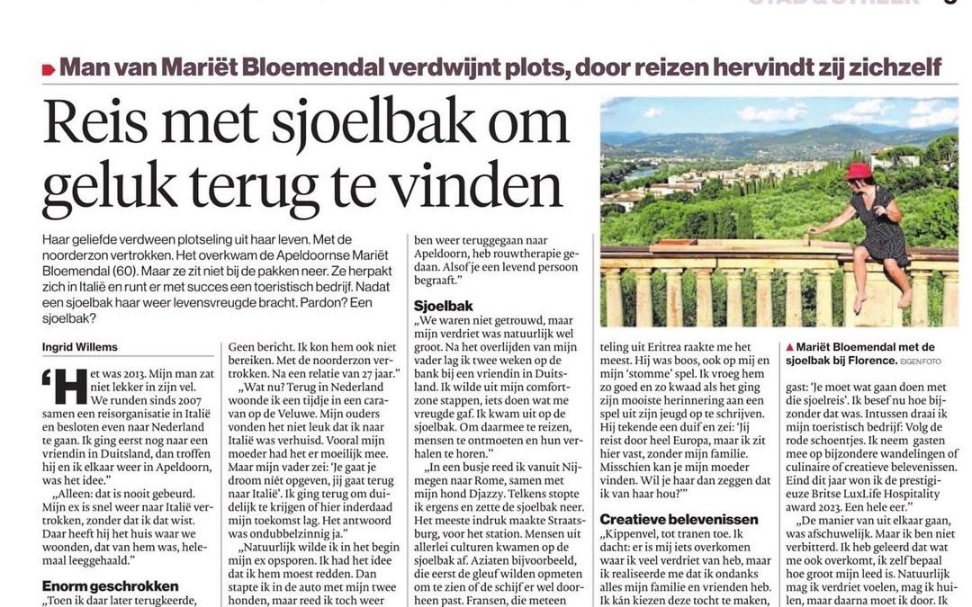 Man van Mariët verdwijnt plotseling