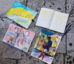 Urban sketching Rome