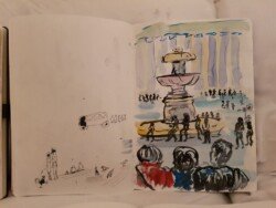 Urban sketching safari Rome