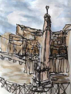 Sint Pieter Urban Sketching Rome
