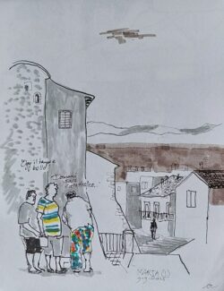 tekenen op locatie urban sketching workshop
